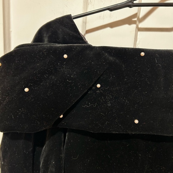 Watters and Watters vintage cotton velvet top. - Picture 7 of 10